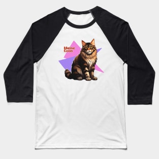 Maine Coon Cute Baseball T-Shirt